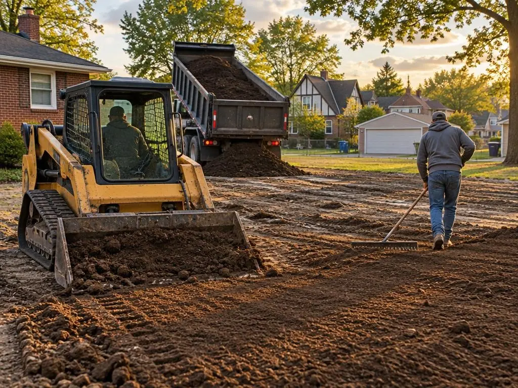 Fine Grading & Topsoil in Detroit, MI